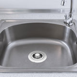 Maxbell Sink Press Core Drain Convenience Effectively Replacement Stopper for Hotel Silver