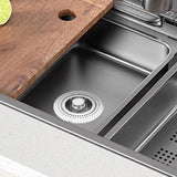 Maxbell Sink Press Core Drain Convenience Effectively Replacement Stopper for Hotel Silver