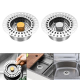 Maxbell Sink Press Core Drain Strainer Water Storage against Odors for Hotel Kitchen Gold