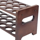 Maxbell Wooden Egg Holder 2 Tier Eggs Tray Display Stand for Kitchen Countertop Home