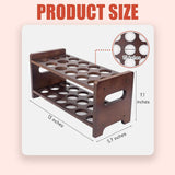 Maxbell Wooden Egg Holder 2 Tier Eggs Tray Display Stand for Kitchen Countertop Home