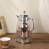 Maxbell Insulated Thermal Coffee Carafe 1L Coffee Pot Luxury Insulated Water Pot Silvery