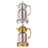 Maxbell Insulated Thermal Coffee Carafe 1L Coffee Pot Luxury Insulated Water Pot Silvery