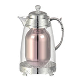 Maxbell Insulated Thermal Coffee Carafe 1L Coffee Pot Luxury Insulated Water Pot Silvery