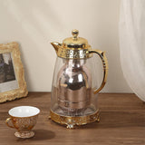 Maxbell Insulated Thermal Coffee Carafe 1L Coffee Pot Luxury Insulated Water Pot Golden