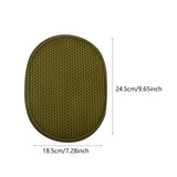 Maxbell 2 in 1 Oven Mittens Silicone Heat Resistant Pot Holder for Barbecue Grilling Green