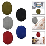 Maxbell 2 in 1 Oven Mittens Silicone Heat Resistant Pot Holder for Barbecue Grilling Green