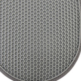 Maxbell 2 in 1 Oven Mittens Silicone Heat Resistant Pot Holder for Barbecue Grilling Gray