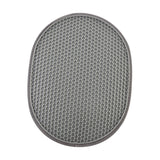 Maxbell 2 in 1 Oven Mittens Silicone Heat Resistant Pot Holder for Barbecue Grilling Gray