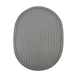 Maxbell 2 in 1 Oven Mittens Silicone Heat Resistant Pot Holder for Barbecue Grilling Gray