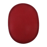 Maxbell 2 in 1 Oven Mittens Silicone Heat Resistant Pot Holder for Barbecue Grilling Red