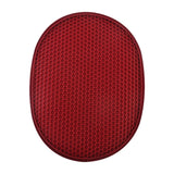 Maxbell 2 in 1 Oven Mittens Silicone Heat Resistant Pot Holder for Barbecue Grilling Red