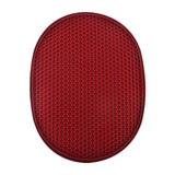 Maxbell 2 in 1 Oven Mittens Silicone Heat Resistant Pot Holder for Barbecue Grilling Red