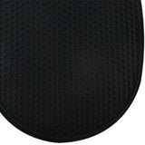 Maxbell 2 in 1 Oven Mittens Silicone Heat Resistant Pot Holder for Barbecue Grilling Black