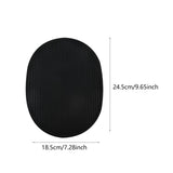 Maxbell 2 in 1 Oven Mittens Silicone Heat Resistant Pot Holder for Barbecue Grilling Black