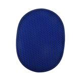 Maxbell 2 in 1 Oven Mittens Silicone Heat Resistant Pot Holder for Barbecue Grilling Blue
