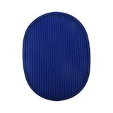 Maxbell 2 in 1 Oven Mittens Silicone Heat Resistant Pot Holder for Barbecue Grilling Blue