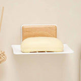 Maxbell Soap Dish Easy Cleaning Drainable Modern Decorative Metal Sturdy Soap Holder Wall Mounted