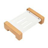 Maxbell Soap Dish Easy Cleaning Drainable Modern Decorative Metal Sturdy Soap Holder Countertop