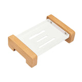 Maxbell Soap Dish Easy Cleaning Drainable Modern Decorative Metal Sturdy Soap Holder Countertop
