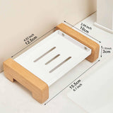 Maxbell Soap Dish Easy Cleaning Drainable Modern Decorative Metal Sturdy Soap Holder Countertop