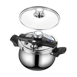 Maxbell Pressure Cooker Kitchen Stew Soup Pan Easily Open Close Home Canning Cooker Without Steamer