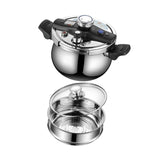 Maxbell Pressure Cooker Kitchen Stew Soup Pan Easily Open Close Home Canning Cooker With Steamer
