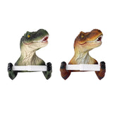 Maxbell Dinosaur Shaped Toilet Paper Holder for Lavatory Home Decoration Shower Room Green