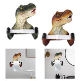 Maxbell Dinosaur Shaped Toilet Paper Holder for Lavatory Home Decoration Shower Room Green