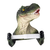 Maxbell Dinosaur Shaped Toilet Paper Holder for Lavatory Home Decoration Shower Room Green
