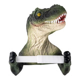 Maxbell Dinosaur Shaped Toilet Paper Holder for Lavatory Home Decoration Shower Room Green