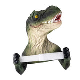 Maxbell Dinosaur Shaped Toilet Paper Holder for Lavatory Home Decoration Shower Room Green