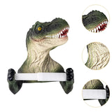 Maxbell Dinosaur Shaped Toilet Paper Holder for Lavatory Home Decoration Shower Room Green