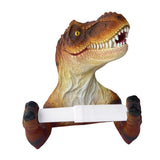 Maxbell Dinosaur Shaped Toilet Paper Holder for Lavatory Home Decoration Shower Room Brown