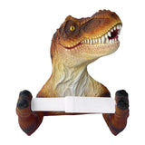 Maxbell Dinosaur Shaped Toilet Paper Holder for Lavatory Home Decoration Shower Room Brown