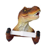 Maxbell Dinosaur Shaped Toilet Paper Holder for Lavatory Home Decoration Shower Room Brown