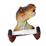 Maxbell Dinosaur Shaped Toilet Paper Holder for Lavatory Home Decoration Shower Room Brown