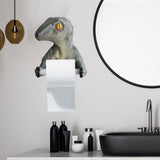 Maxbell Dinosaur Toilet Paper Holder 3D Cartoon for Kitchen Lavatory Home Decoration