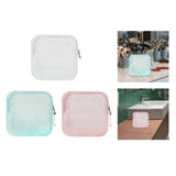 Maxbell Travel Makeup Bag Storage Cosmetic Bag for Lipstick Outdoor Hair Accessories white