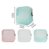 Maxbell Travel Makeup Bag Storage Cosmetic Bag for Lipstick Outdoor Hair Accessories light blue