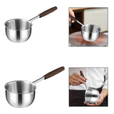 Maxbell Hot Oil Pan Cookware Butter Melting Pot for Camping Restaurant Making Sauces 300ml