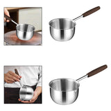 Maxbell Hot Oil Pan Cookware Butter Melting Pot for Camping Restaurant Making Sauces 300ml