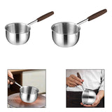 Maxbell Hot Oil Pan Cookware Butter Melting Pot for Camping Restaurant Making Sauces 300ml