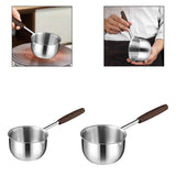 Maxbell Hot Oil Pan Cookware Butter Melting Pot for Camping Restaurant Making Sauces 300ml