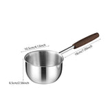 Maxbell Hot Oil Pan Cookware Butter Melting Pot for Camping Restaurant Making Sauces 500ml