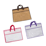 Maxbell Blanket Storage Bag with Zipper Clothes Organizer for Bed Sheet Toys Clothes brown