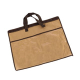 Maxbell Blanket Storage Bag with Zipper Clothes Organizer for Bed Sheet Toys Clothes brown