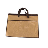 Maxbell Blanket Storage Bag with Zipper Clothes Organizer for Bed Sheet Toys Clothes brown