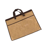 Maxbell Blanket Storage Bag with Zipper Clothes Organizer for Bed Sheet Toys Clothes brown