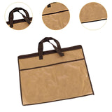 Maxbell Blanket Storage Bag with Zipper Clothes Organizer for Bed Sheet Toys Clothes brown